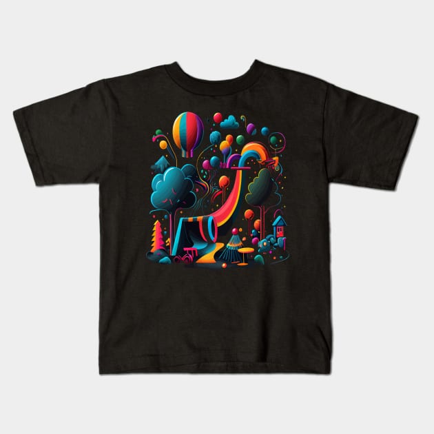 Playground Kids T-Shirt by JH Mart